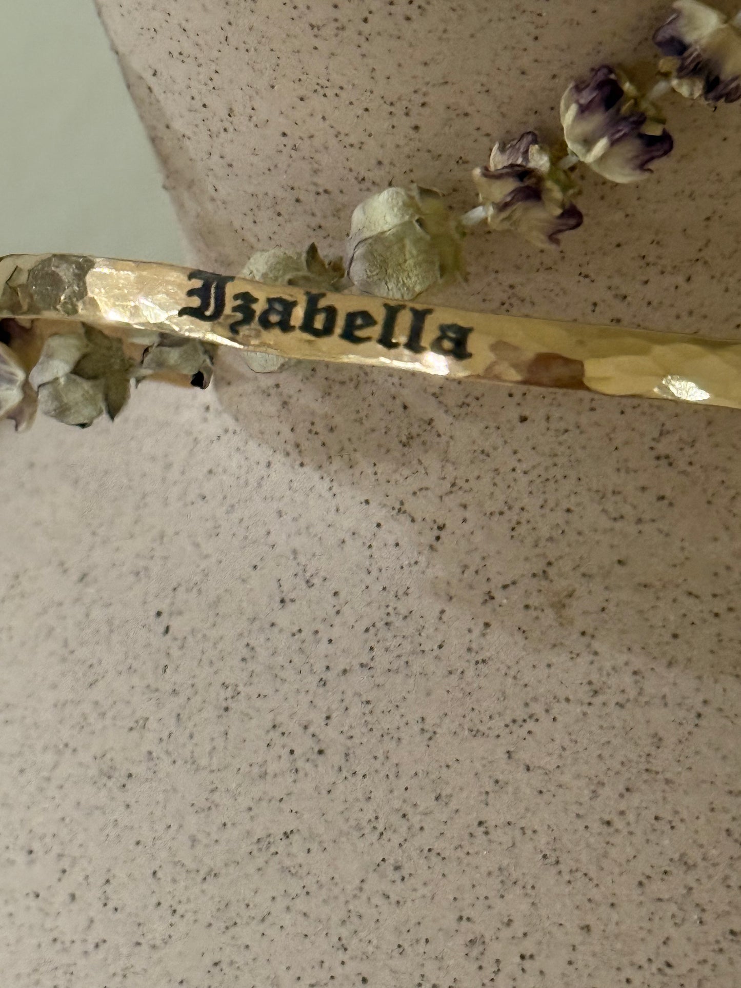 Engraved GF cuff