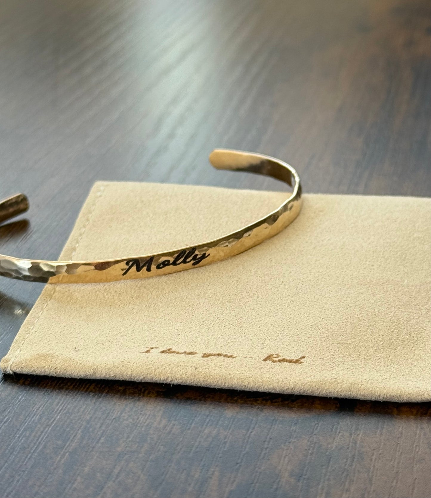 Engraved GF cuff