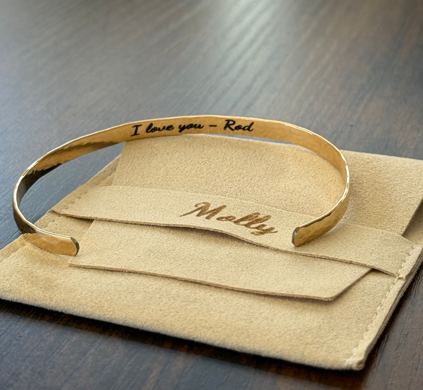 Engraved GF cuff