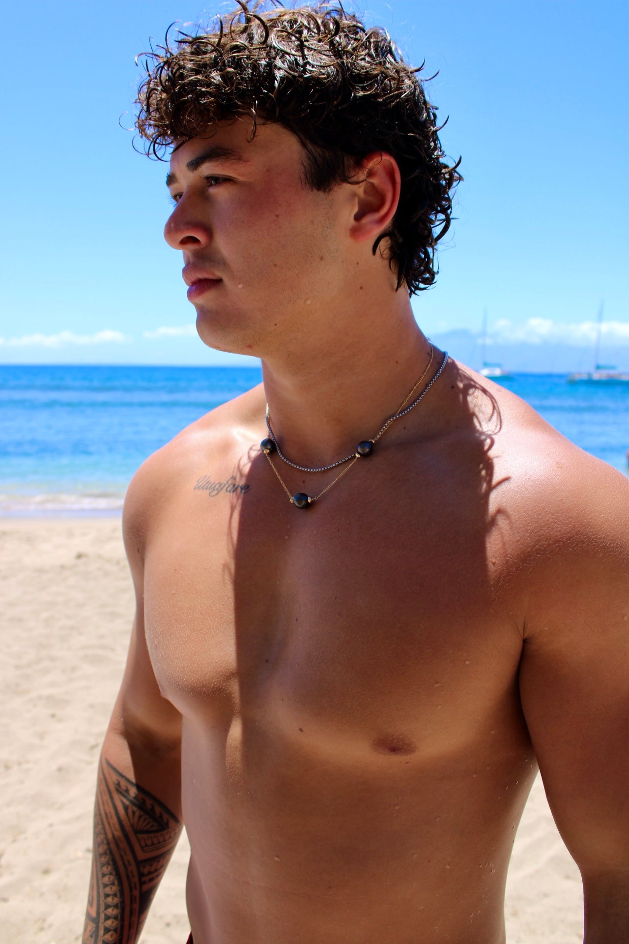 Tripple Tahitian Necklace