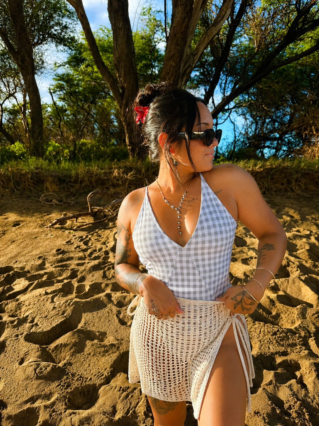 Tahitian Keshi Lariat Necklace