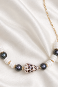 Hebrew Shell & Tahitian Pearl Necklace