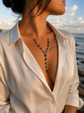 Tahitian Keshi Lariat Necklace
