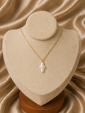 Pearl cross necklace