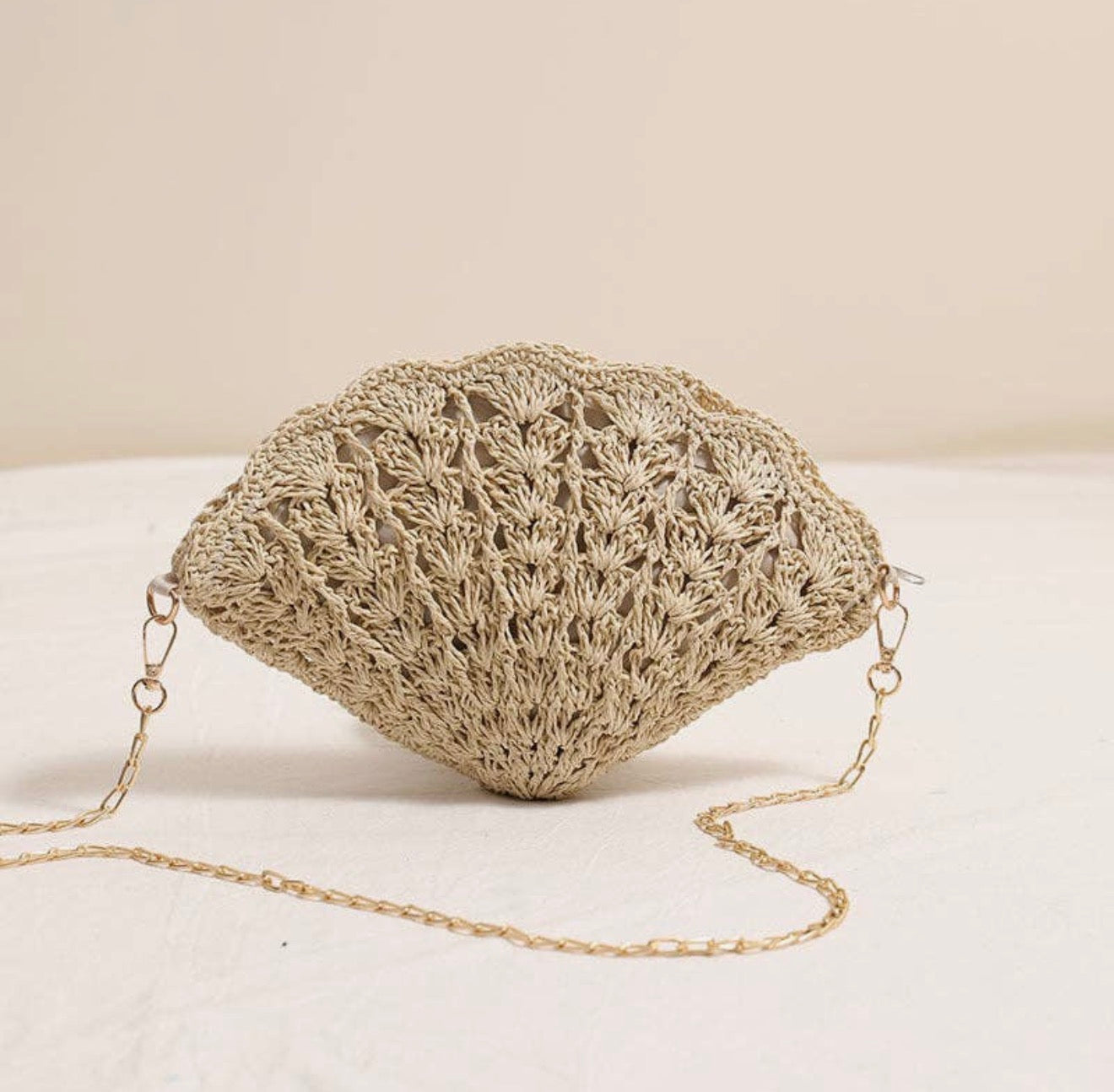 Crotchet shell cross bag