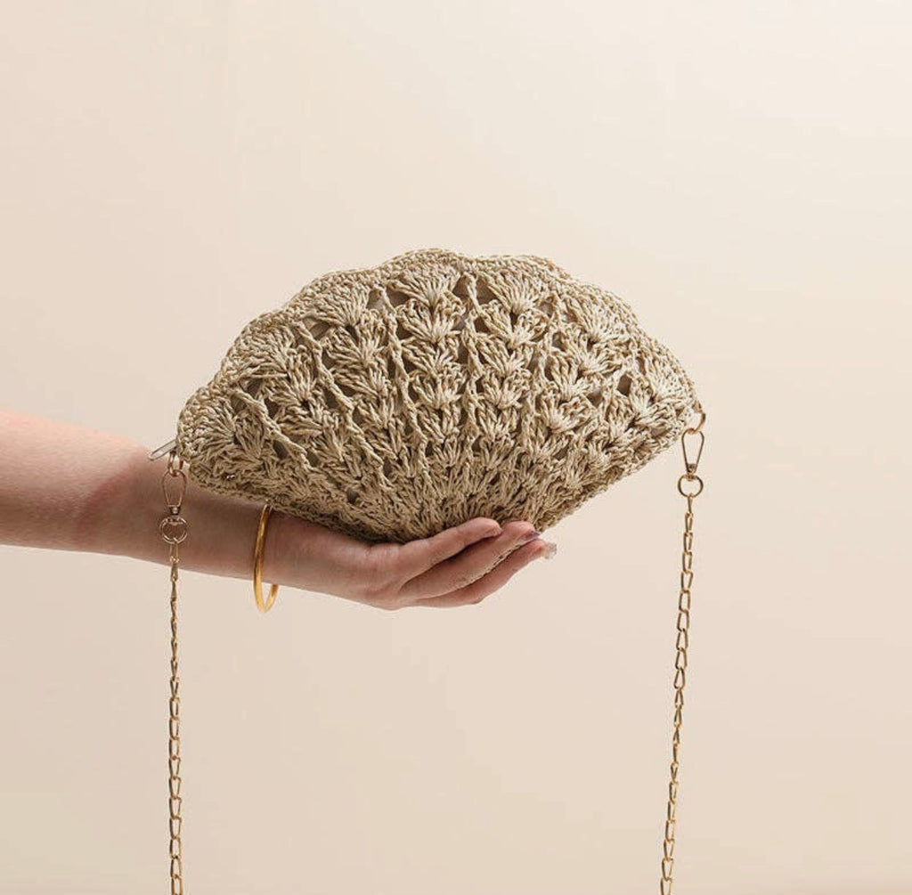 Crotchet shell cross bag