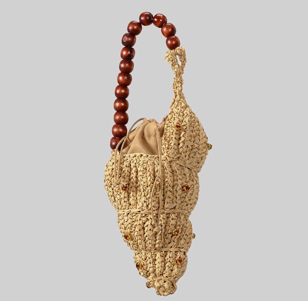 Raffia Shell Bag
