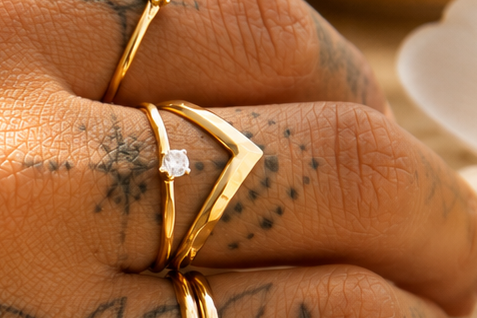 Chevron ring