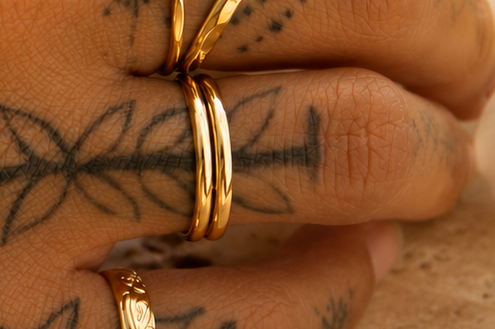 Double stacker ring