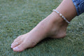 Ethiopian opal anklet