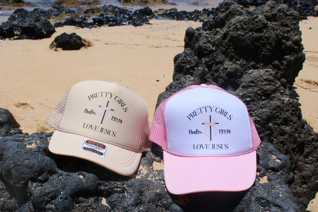 Pretty Girls Love Jesus (foam trucker hat)