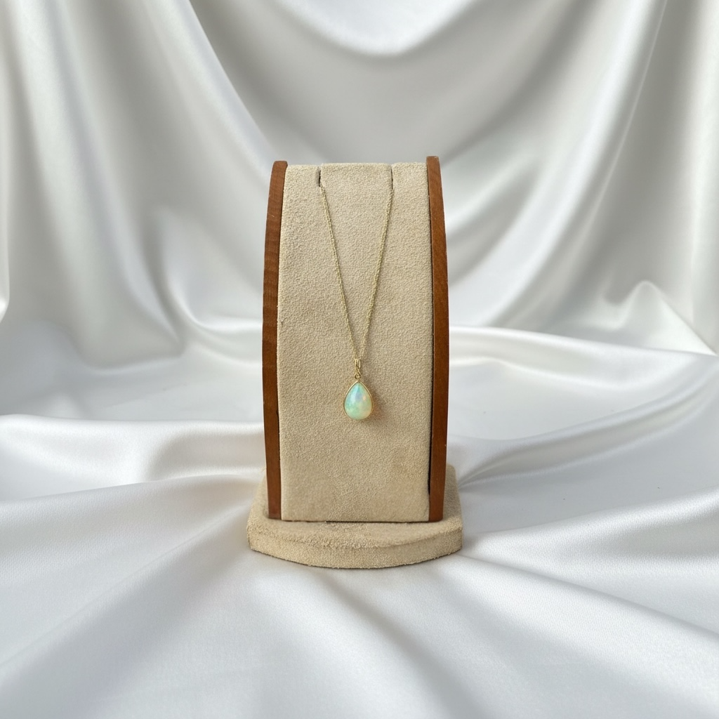 Australian Opal Necklace 14K