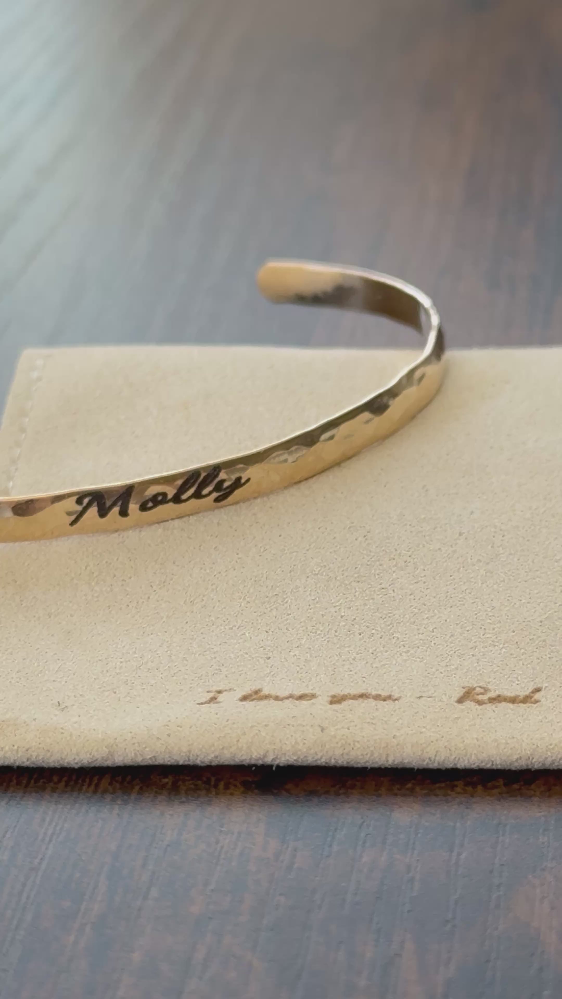 Engraved GF cuff